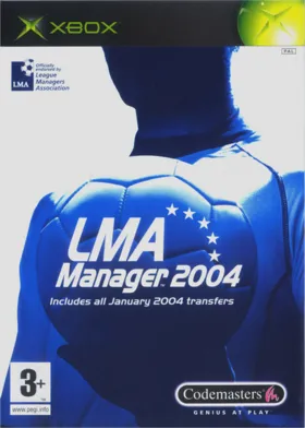 LMA Manager 2004 (Europe) box cover front